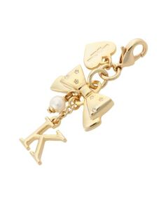 Samantha Thavasa Petit Choice / サマンサタバサプチチョイス チャーム | リボンイニシャルファスナーチャーム(K)