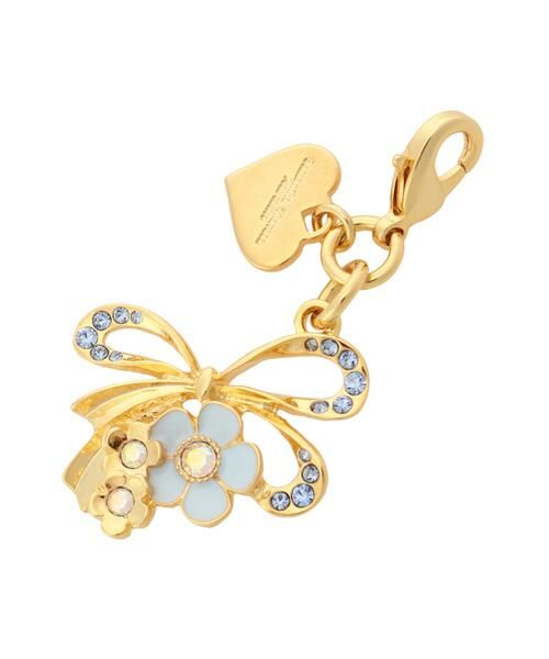 Samantha Thavasa Petit Choice / サマンサタバサプチチョイス チャーム | リボンフラワーファスナーチャーム（ライトブルー）