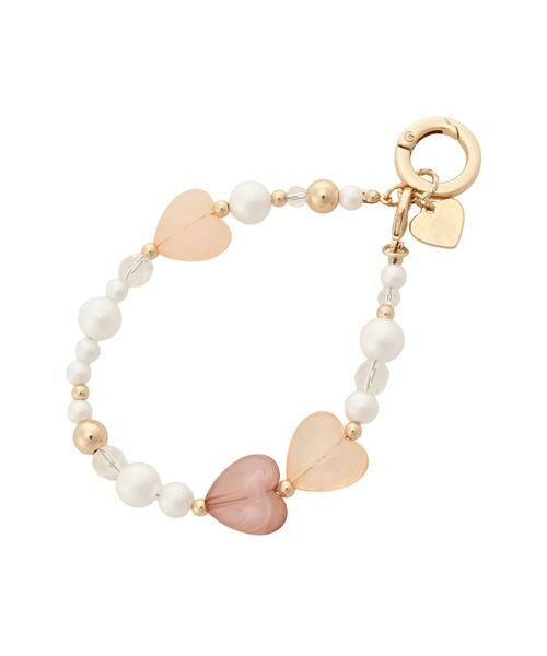 Samantha Thavasa Petit Choice / サマンサタバサプチチョイス チャーム | パールハート ストラップチャーム | 詳細1