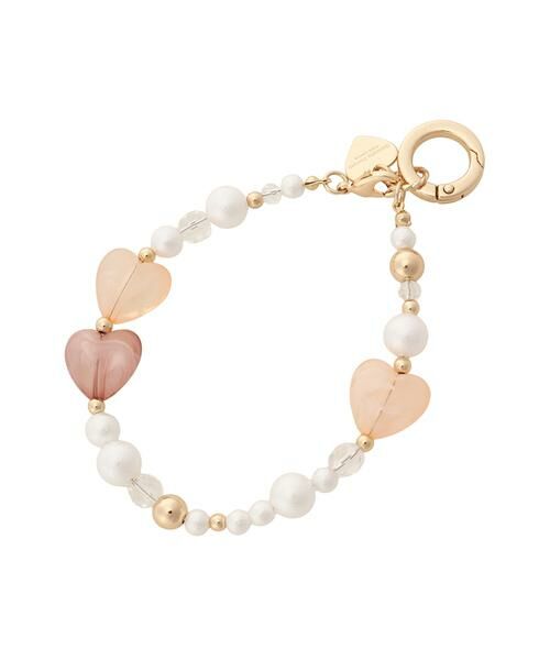 Samantha Thavasa Petit Choice / サマンサタバサプチチョイス チャーム | パールハート ストラップチャーム（オフホワイト）