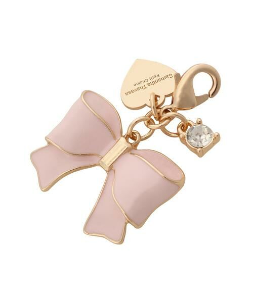 Samantha Thavasa Petit Choice / サマンサタバサプチチョイス チャーム | ビターリボン ファスナーチャーム（ﾋﾟﾝｸﾍﾞｰｼﾞｭ）