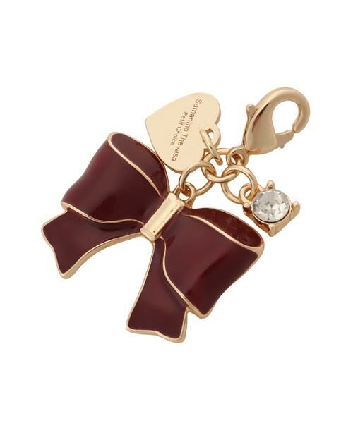 Samantha Thavasa Petit Choice / サマンサタバサプチチョイス チャーム | ビターリボン ファスナーチャーム（レッド）