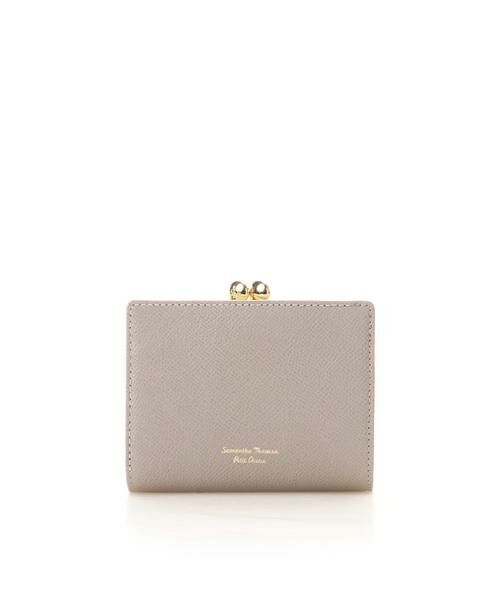 Samantha Thavasa Petit Choice / サマンサタバサプチチョイス 財布・コインケース・マネークリップ | バイカラー 口金折財布（グレージュ）