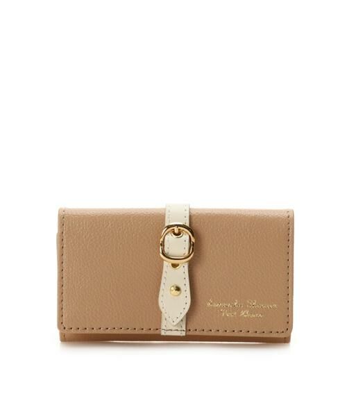 Samantha Thavasa Petit Choice / サマンサタバサプチチョイス キーケース | フロントベルト キーケース（ベージュ）