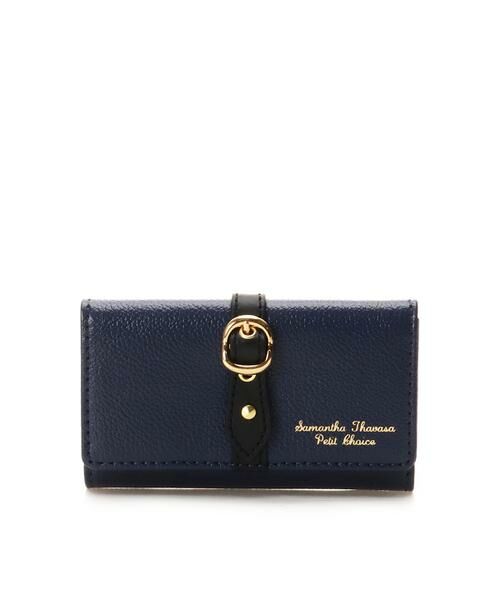 Samantha Thavasa Petit Choice / サマンサタバサプチチョイス キーケース | フロントベルト キーケース（ネイビー）