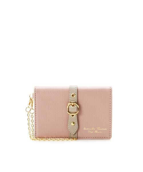 Samantha Thavasa Petit Choice / サマンサタバサプチチョイス カードケース・名刺入れ・定期入れ | フロントベルト パスケース（ピンク）