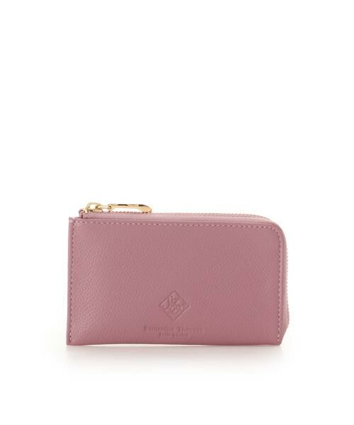 Samantha Thavasa Petit Choice / サマンサタバサプチチョイス 財布・コインケース・マネークリップ | スクエアモチーフソフトレザー フラグメントケース（ピンク）