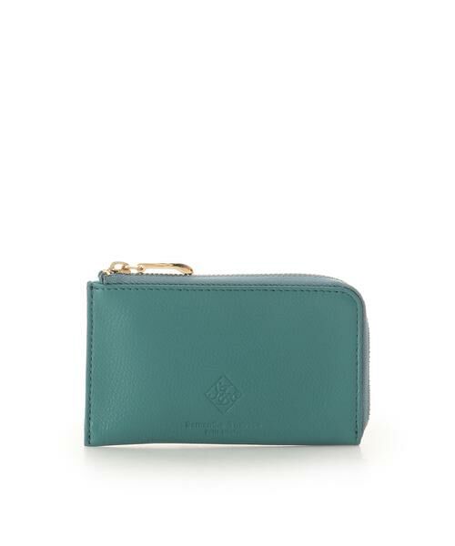 Samantha Thavasa Petit Choice / サマンサタバサプチチョイス 財布・コインケース・マネークリップ | スクエアモチーフソフトレザー フラグメントケース（グリーン）