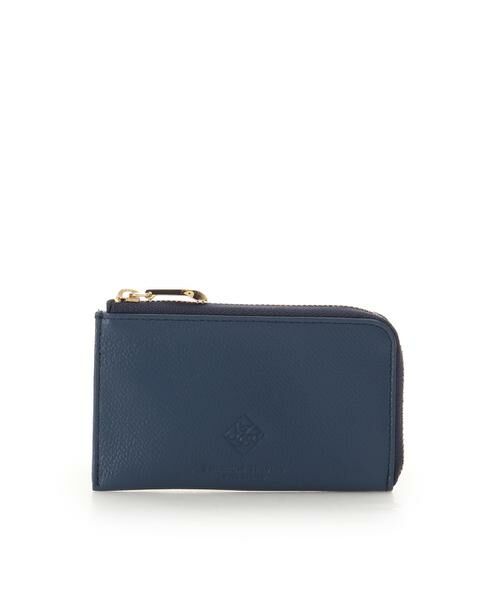 Samantha Thavasa Petit Choice / サマンサタバサプチチョイス 財布・コインケース・マネークリップ | スクエアモチーフソフトレザー フラグメントケース（ネイビー）