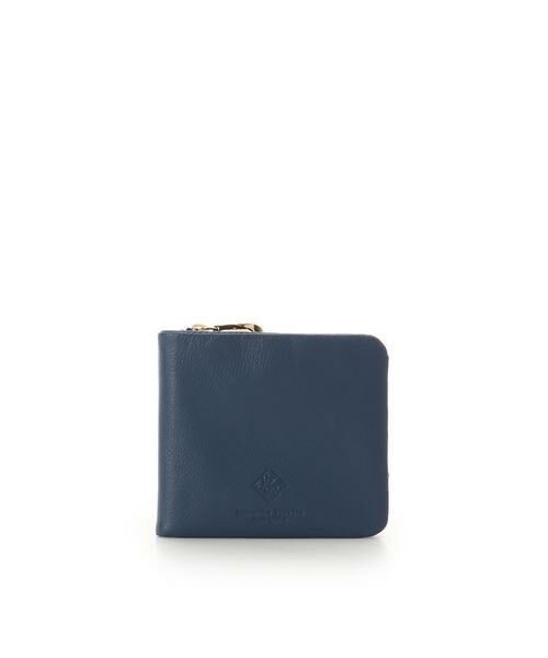 Samantha Thavasa Petit Choice / サマンサタバサプチチョイス 財布・コインケース・マネークリップ | スクエアモチーフソフトレザー 折財布（ネイビー）