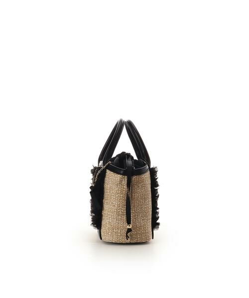 Samantha Thavasa Petit Choice / サマンサタバサプチチョイス ショルダーバッグ | リボンチャーム付き フリルかごバッグ | 詳細1