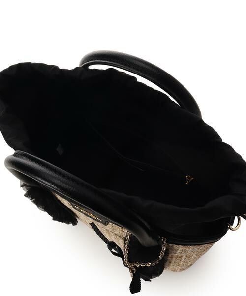 Samantha Thavasa Petit Choice / サマンサタバサプチチョイス ショルダーバッグ | リボンチャーム付き フリルかごバッグ | 詳細4
