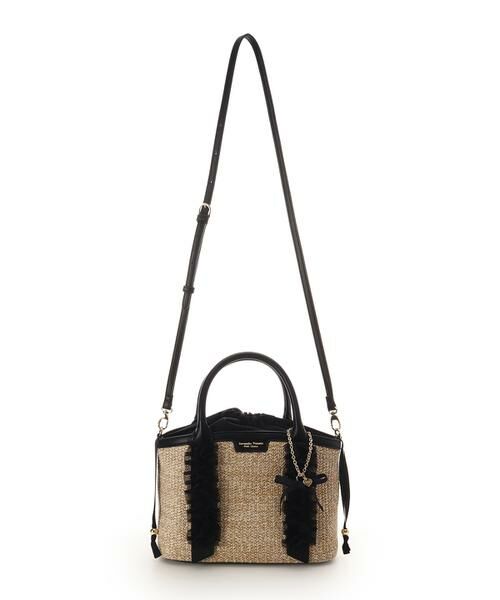 Samantha Thavasa Petit Choice / サマンサタバサプチチョイス ショルダーバッグ | リボンチャーム付き フリルかごバッグ | 詳細6