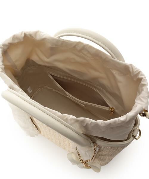 Samantha Thavasa Petit Choice / サマンサタバサプチチョイス ショルダーバッグ | リボンチャーム付き フリルかごバッグ | 詳細11