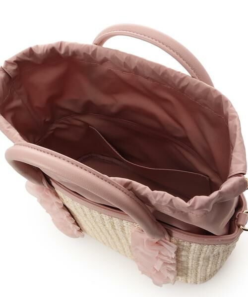 Samantha Thavasa Petit Choice / サマンサタバサプチチョイス ショルダーバッグ | リボンチャーム付き フリルかごバッグ | 詳細16