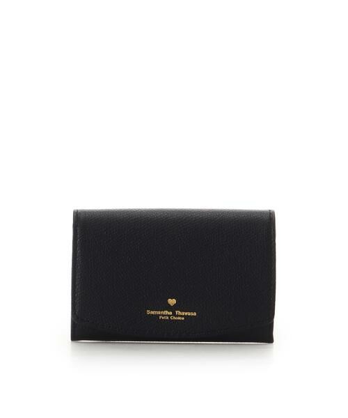 Samantha Thavasa Petit Choice / サマンサタバサプチチョイス カードケース・名刺入れ・定期入れ | シンプルハート 名刺ケース（ブラック）