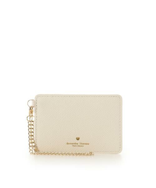 Samantha Thavasa Petit Choice / サマンサタバサプチチョイス カードケース・名刺入れ・定期入れ | シンプルハート パスケース（オフホワイト）
