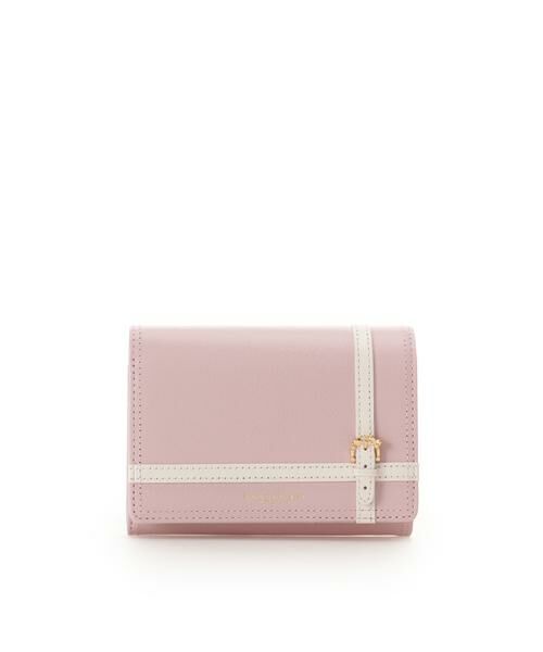 Samantha Thavasa Petit Choice / サマンサタバサプチチョイス 財布・コインケース・マネークリップ | ベルトラッピング 二つ折財布（ピンク）