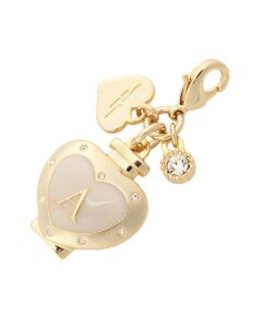 Samantha Thavasa Petit Choice / サマンサタバサプチチョイス チャーム | ハートビジューイニシャル（A）ファスナーチャーム