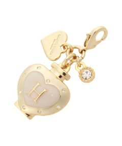 Samantha Thavasa Petit Choice / サマンサタバサプチチョイス チャーム | ハートビジューイニシャル（H）ファスナーチャーム