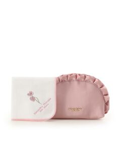 Samantha Thavasa Petit Choice / サマンサタバサプチチョイス ポーチ | フリルポーチ（ハンカチセット）