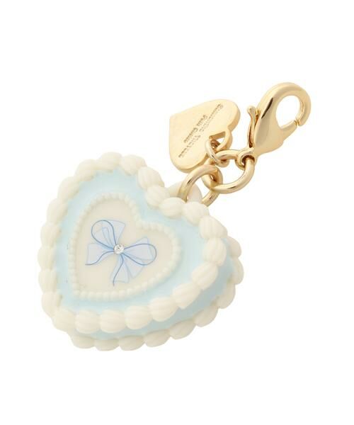 Samantha Thavasa Petit Choice / サマンサタバサプチチョイス チャーム | ハート型ケーキ ファスナーチャーム（ライトブルー）