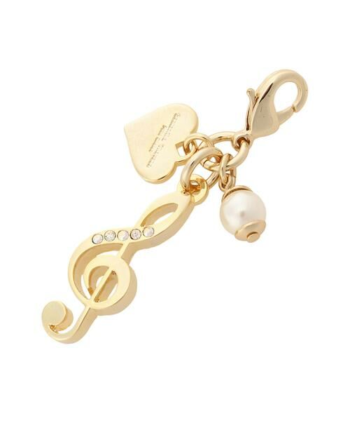 Samantha Thavasa Petit Choice / サマンサタバサプチチョイス チャーム | 音符 ファスナーチャーム（ゴールド）