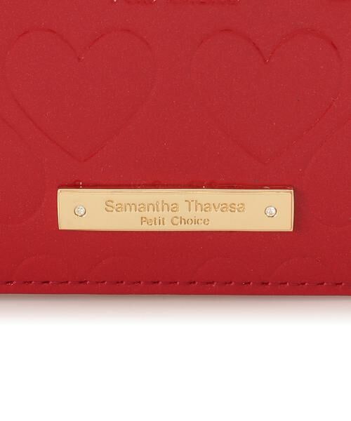 Samantha Thavasa Petit Choice / サマンサタバサプチチョイス カードケース・名刺入れ・定期入れ | エナメルハート型押し 2つ折りパスケース | 詳細4