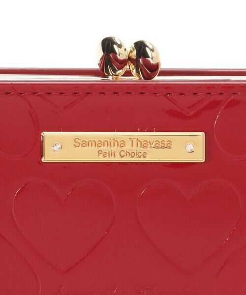 Samantha Thavasa Petit Choice / サマンサタバサプチチョイス 財布・コインケース・マネークリップ | エナメルハート型押し 口金折財布 | 詳細4