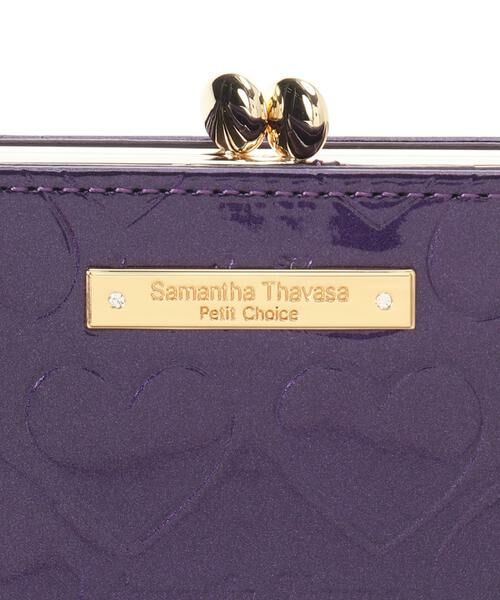 Samantha Thavasa Petit Choice / サマンサタバサプチチョイス 財布・コインケース・マネークリップ | エナメルハート型押し 口金折財布 | 詳細10
