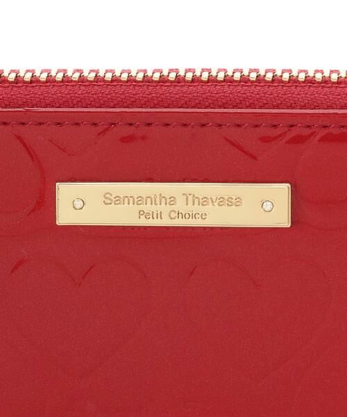 Samantha Thavasa Petit Choice / サマンサタバサプチチョイス 財布・コインケース・マネークリップ | エナメルハート型押し ラウンド長財布 | 詳細7