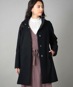 SANYO ESSENTIALS / サンヨーエッセンシャルズ その他アウター | ウールジャージー スタンドカラーコート