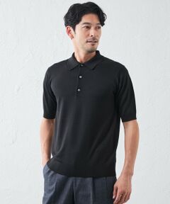 【ウォッシャブルサマーシルク】ポロニット（MEN'S）