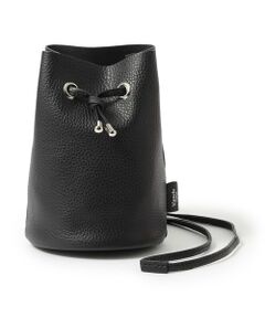 【blancle】S.LEATHER TUBE MINI DRAWSTRING