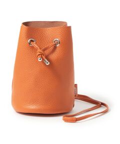 【blancle】S.LEATHER TUBE MINI DRAWSTRING