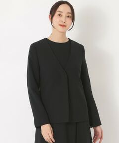 【ESSENTIALS WARDROBE】ウォッシャブルノーカラージャケット