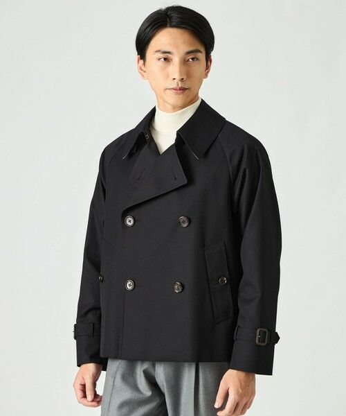 SANYO ESSENTIALS/サンヨーエッセンシャルズ <100年コート>ショートトレンチモデル ネイビー3 L1 SANYO ESSENTIALS/サンヨーエッセンシャルズ <100年コート>ショートトレンチモデル ネイビー3 L1