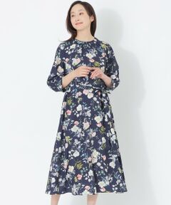 SANYO ESSENTIALS / サンヨーエッセンシャルズ ロング・マキシ丈ワンピース | 【HIBIYA KADAN】プリントワンピース