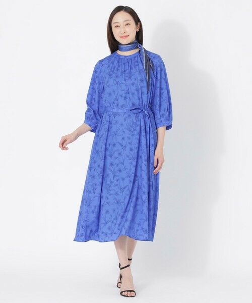 SANYO ESSENTIALS / サンヨーエッセンシャルズ ロング・マキシ丈ワンピース | 【HIBIYA KADAN】プリントワンピース | 詳細1