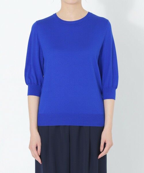 SANYO ESSENTIALS / サンヨーエッセンシャルズ ニット・セーター | 【ウォッシャブルサマーシルク】プルオーバー | 詳細6