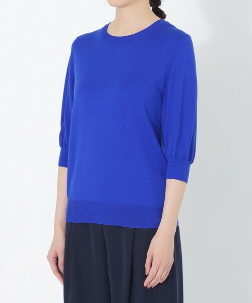 SANYO ESSENTIALS / サンヨーエッセンシャルズ ニット・セーター | 【ウォッシャブルサマーシルク】プルオーバー | 詳細7