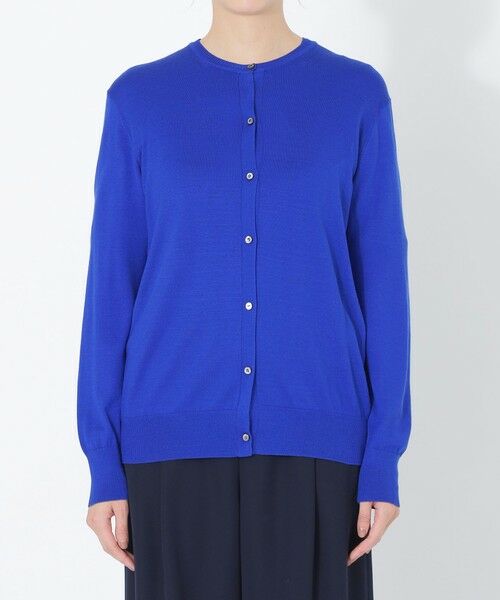 SANYO ESSENTIALS / サンヨーエッセンシャルズ ニット・セーター | 【ウォッシャブルサマーシルク】ニットカーディガン | 詳細5