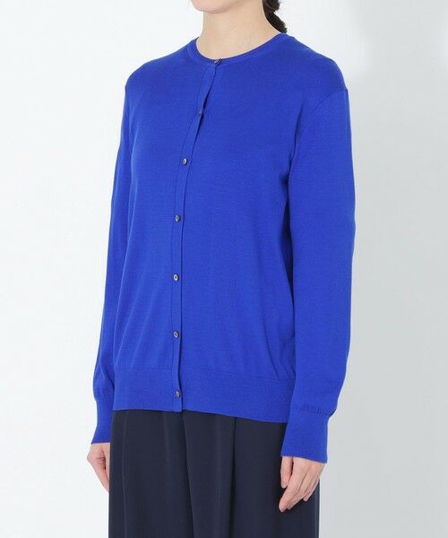 SANYO ESSENTIALS / サンヨーエッセンシャルズ ニット・セーター | 【ウォッシャブルサマーシルク】ニットカーディガン | 詳細6