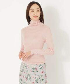 SANYO ESSENTIALS / サンヨーエッセンシャルズ ニット・セーター | 【ウォッシャブルシルク】リブタートル