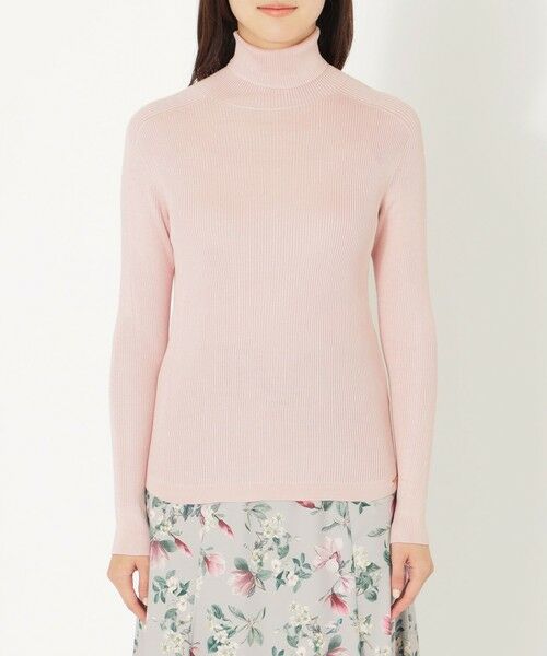 SANYO ESSENTIALS / サンヨーエッセンシャルズ ニット・セーター | 【ウォッシャブルシルク】リブタートル | 詳細3