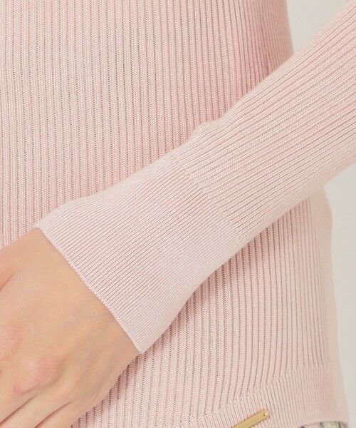 SANYO ESSENTIALS / サンヨーエッセンシャルズ ニット・セーター | 【ウォッシャブルシルク】リブタートル | 詳細6