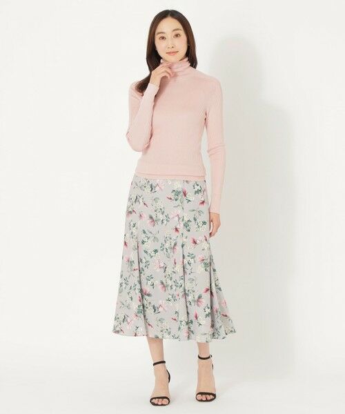 SANYO ESSENTIALS / サンヨーエッセンシャルズ ニット・セーター | 【ウォッシャブルシルク】リブタートル | 詳細1