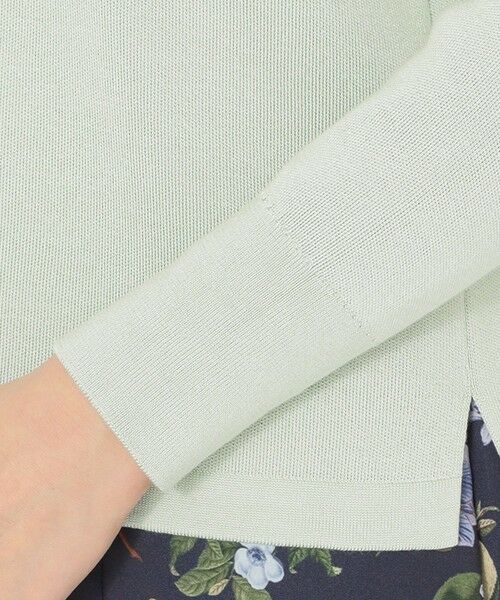 SANYO ESSENTIALS / サンヨーエッセンシャルズ ニット・セーター | 【ウォッシャブルシルク】Vネックプルオーバー | 詳細7