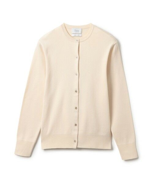 SANYO ESSENTIALS/サンヨーエッセンシャルズ レンシルコットンカーディガン オフホワイト2 38