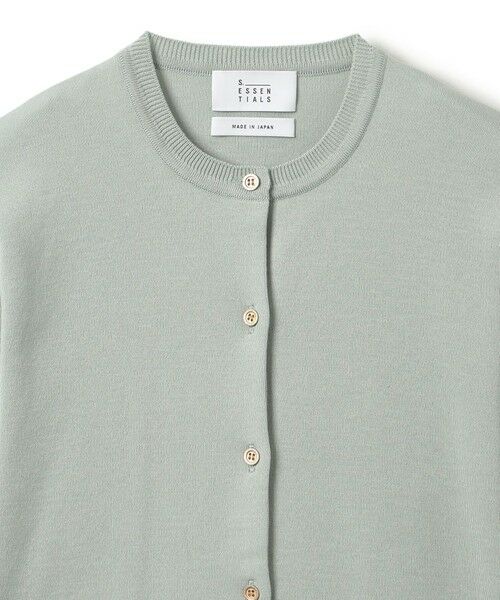 SANYO ESSENTIALS / サンヨーエッセンシャルズ ニット・セーター | レンシルコットンカーディガン | 詳細3